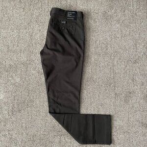 Banana Republic Fulton Slim Chino - Size 32x34 | Color: New Olive (Dark Brown)